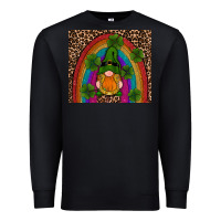 Black st patricks day gnomes shamrock rainwow Premium Sweatshirt - RanaPortraitStore