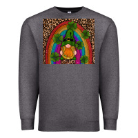 Charcoal Heather st patricks day gnomes shamrock rainwow Premium Sweatshirt - RanaPortraitStore