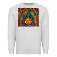 Dove Grey st patricks day gnomes shamrock rainwow Premium Sweatshirt - RanaPortraitStore