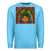 Ocean Blue st patricks day gnomes shamrock rainwow Premium Sweatshirt - RanaPortraitStore