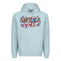 Blue Mist american y'all Premium Hoodie - JahusDesignShop