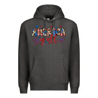 Charcoal Heather american y'all Premium Hoodie - JahusDesignShop