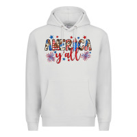 Dove Grey american y'all Premium Hoodie - JahusDesignShop