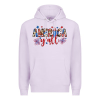 Lilac american y'all Premium Hoodie - JahusDesignShop