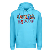 Ocean Blue american y'all Premium Hoodie - JahusDesignShop
