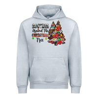 Heather Grey rocking around the christmas tree Urban Hoodie - JahusDesignShop