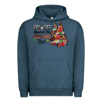 Pigment Midnight Navy rocking around the christmas tree Urban Hoodie - JahusDesignShop