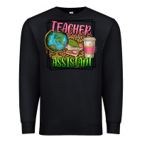 Black teacher assistant Premium Sweatshirt - texasbilliewilder
