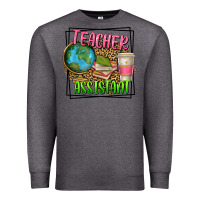 Charcoal Heather teacher assistant Premium Sweatshirt - texasbilliewilder