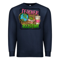 Navy teacher assistant Premium Sweatshirt - texasbilliewilder