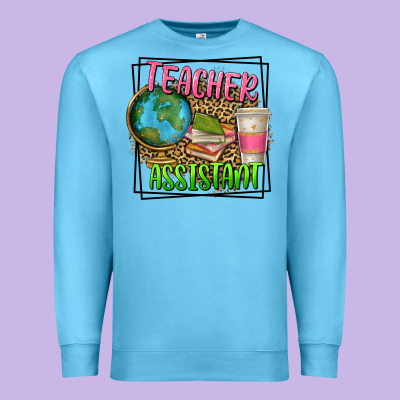 Teacher Assistant Premium Sweatshirt Designed By Texasbilliewilder