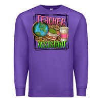 Purple teacher assistant Premium Sweatshirt - texasbilliewilder