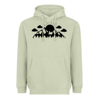 Matcha Mountain Heavyweight Hoodie - Unal Design