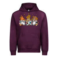 Mauve Wine coffee gnomes Urban Hoodie - Jasminsmagicworld