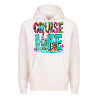 Pale Pink cruise  life Premium Hoodie - AdoDesignShop
