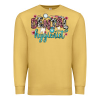 Antique Gold dental hygienist Premium Sweatshirt - Zillion Design Studio