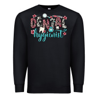 Black dental hygienist Premium Sweatshirt - Zillion Design Studio