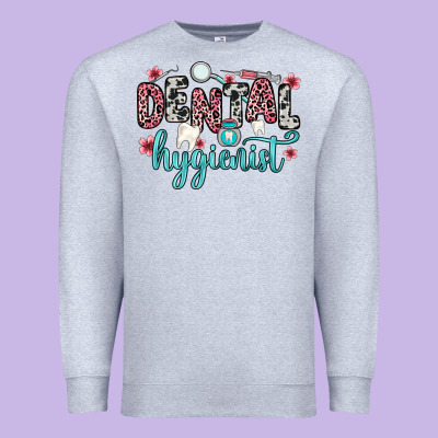 Dental Hygienist Premium Sweatshirt Designed By Zillion Design Studio