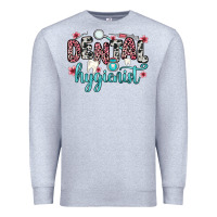 Heather Grey dental hygienist Premium Sweatshirt - Zillion Design Studio