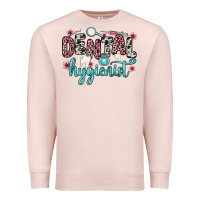 Pale Pink dental hygienist Premium Sweatshirt - Zillion Design Studio