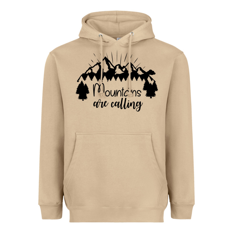 Mountains Heavyweight Hoodie by Unal Design | Teevron