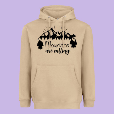 Heavyweight Hoodie Mountains