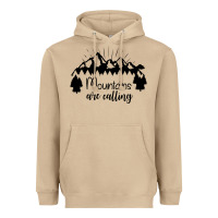 Mushroom Mountains Heavyweight Hoodie - Unal Design