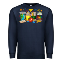 Navy teacher coffee cups tbw Premium Sweatshirt - texasbilliewilder