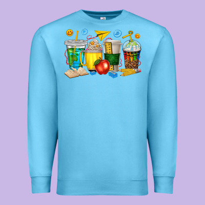 Teacher Coffee Cups Tbw Premium Sweatshirt Designed By Texasbilliewilder