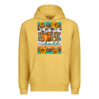 Antique Gold love fall Premium Hoodie - Artiststas