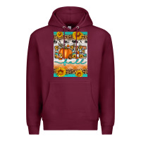 Burgundy love fall Premium Hoodie - Artiststas