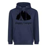 Navy camping Heavyweight Hoodie - Unal Design
