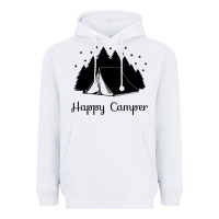 White camping Heavyweight Hoodie - Unal Design