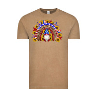 Vintage Coffee american flag gnomes sunflowers rainbow Vintage Tee - Artiststas