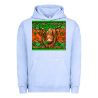 Pigment Grape Ice st patricks day long haired cow Urban Hoodie - Jasminsmagicworld