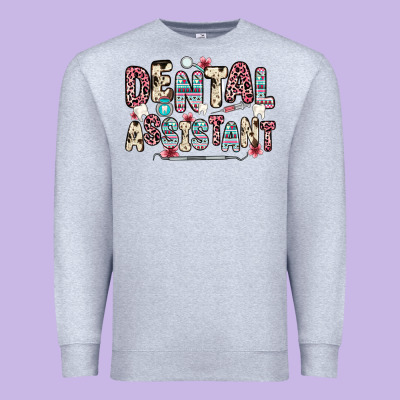 Dental Assistant Premium Sweatshirt Designed By Zillion Design Studio