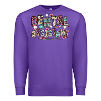 Purple dental assistant Premium Sweatshirt - Zillion Design Studio
