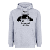 Heather Grey making memories Heavyweight Hoodie - Unal Design
