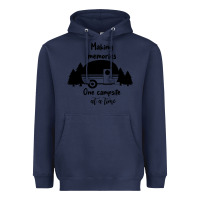 Navy making memories Heavyweight Hoodie - Unal Design