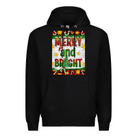 Black Merry And Bright Premium Hoodie - Artiststas