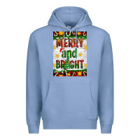 Colony Blue Merry And Bright Premium Hoodie - Artiststas