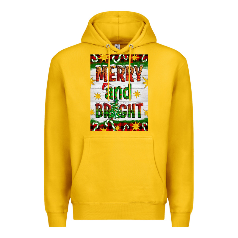 Merry And Bright Premium Hoodie by Artiststas | Teevron