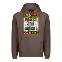 Coffee Merry And Bright Premium Hoodie - Artiststas