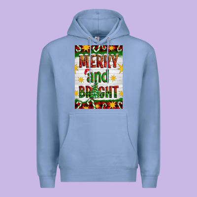 Merry And Bright Premium Hoodie Designed By Artiststas