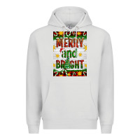 Dove Grey Merry And Bright Premium Hoodie - Artiststas