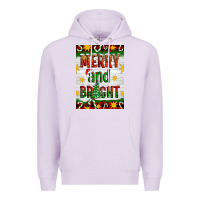 Lilac Merry And Bright Premium Hoodie - Artiststas