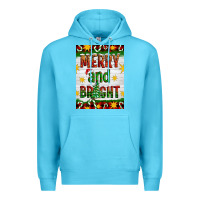 Ocean Blue Merry And Bright Premium Hoodie - Artiststas