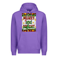 Purple Merry And Bright Premium Hoodie - Artiststas