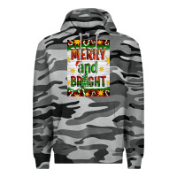 Slate Camo Merry And Bright Premium Hoodie - Artiststas