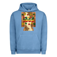 Pigment Pebble Blue juneteenth 1865 12 oz can cooler (regular) Urban Hoodie - Artiststas